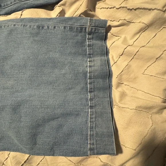 LIKE NEW! Ava & Viv high rise wide leg relaxed Jeans size 18 plus size denim - Picture 4 of 6